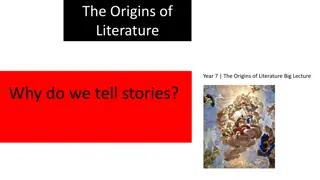 Exploring Myths Across Time: The Origins of Literature