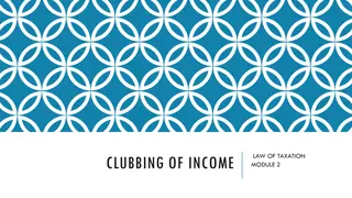 Clubbing of Income in Taxation