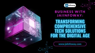 Transforming Business with Jaiinfoway Comprehensive Tech Solutions for the Digital Age