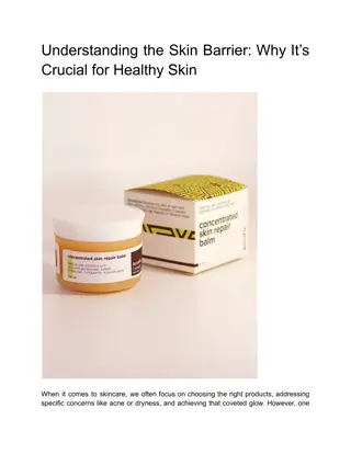 Understanding the Skin Barrier_ Why It’s Crucial for Healthy Skin