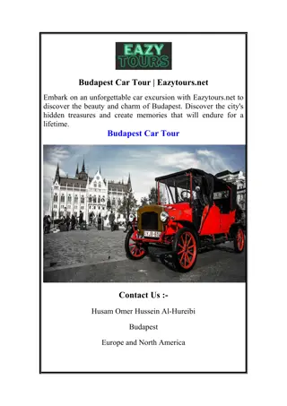 Budapest Car Tour  Eazytours.net