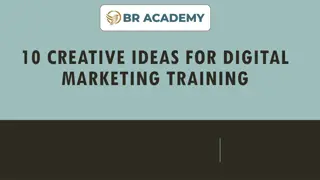 10 Creative Ideas for Digital Marketing Training