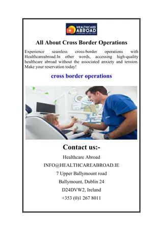 All About Cross Border Operations