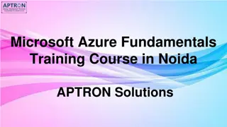 Microsoft Azure Fundamentals Training Course in Noida