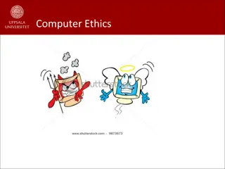 Exploring Computer Ethics and Privacy Principles