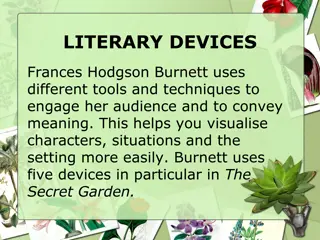 Exploring Literary Devices in Frances Hodgson Burnett's Work