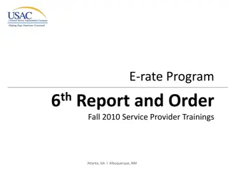 Enhancing Broadband Access in Educational Settings: E-Rate Program Initiatives