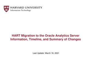 HART Migration to Oracle Analytics Server Overview