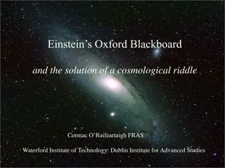 Einstein's Oxford Blackboard: Unraveling the Cosmos in 1931