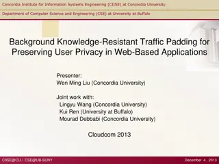 Protecting User Privacy in Web-Based Applications through Traffic Padding