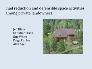 Wildfire Risk Mitigation Among Private Landowners