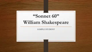 Shakespeare's Sonnet 60 Analysis and Insights