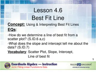 Best Fit Lines in Data Analysis