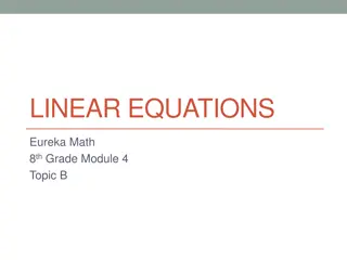 Linear Equations in Real-Life Scenarios