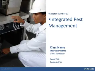 Integrated Pest Management in Food Service Operations