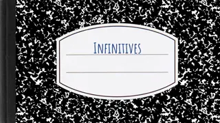 Understanding Infinitives: Forms, Functions, and Examples