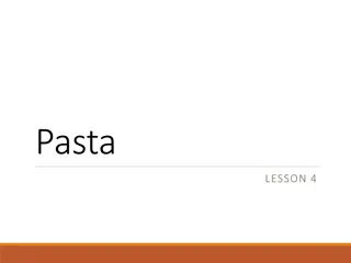 The World of Pasta: Shapes, Origins, and Nutritional Value