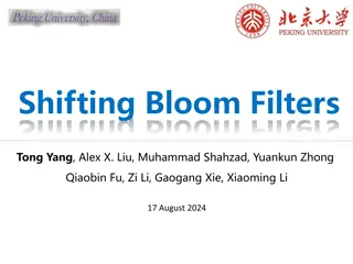 Shifting Bloom Filters at Peking University, China