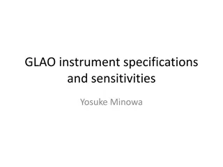 Overview of GLAO Instrument Specifications and Sensitivities