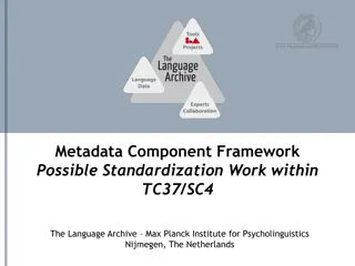 Standardization Process for Metadata Components in Language Archives