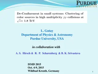 Investigation of QGP Formation at Fermi Lab CO Collider