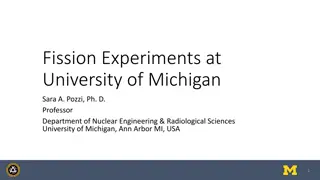 Advanced Fission Experiments at University of Michigan