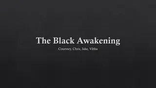 The Black Awakening: Challenges and Triumphs in African American Civil Rights Movement