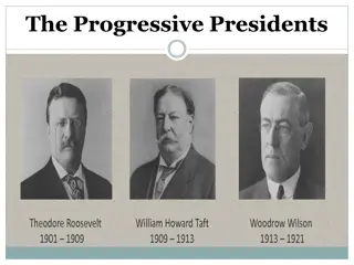 Progressive Presidents' Initiatives and Reforms in the US