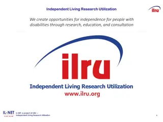 Promoting Inclusivity and Accessibility in Independent Living Research Utilization