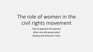 Women's Leadership in the Civil Rights Movement: Unveiling Their Essential Roles