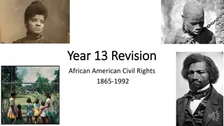 African American Civil Rights Movement: 1865-1992 Revision Guide