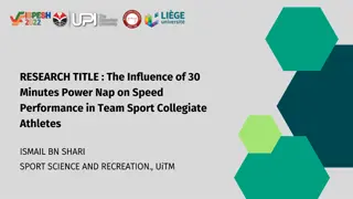 Impact of 30-Minute Power Nap on Speed Performance in Collegiate Athletes