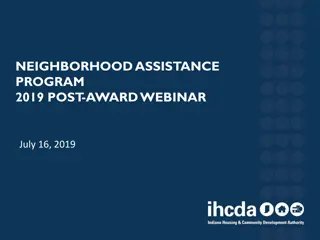 Neighborhood Assistance Program Overview 2019-20