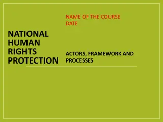 National Human Rights Protection Systems