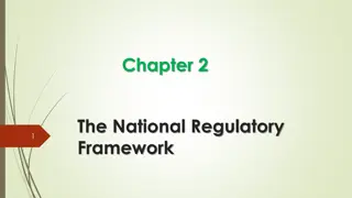 The National Regulatory Framework for Aviation