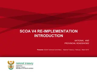 SCOA V4 Re-Implementation Roadshows: Objectives, Achievements, and Strategies