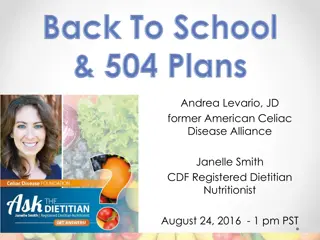 Understanding Section 504 Plans for Students with Celiac Disease