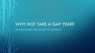 Benefits of Taking a Gap Year After High School