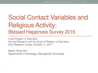 Insights into Chinese Cultural Practices and Happiness Factors