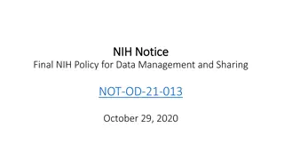 Final NIH Policy for Data Management and Sharing