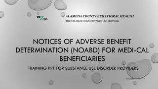 Alameda County Behavioral Health Training for Substance Use Disorder Providers