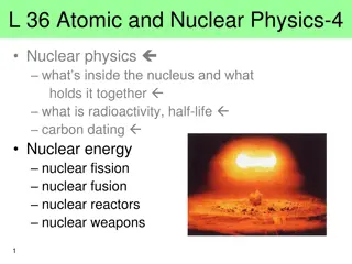 Nuclear Physics: Inside the Nucleus and its Impact