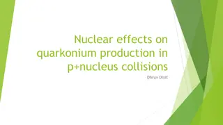 Insights into Quarkonium Production in Nuclear Collisions by Dhruv Dixit