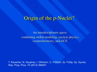 The Origins of p-Nuclei: An Interdisciplinary Exploration