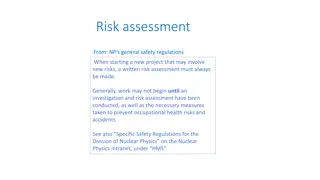 Risk Assessment Guidelines and Procedures for NP Projects