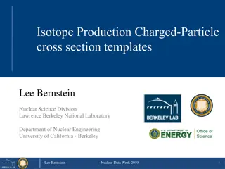 Isotope Production Charged Particle Cross Section Techniques