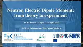 Workshop on Neutron Electric Dipole Moment: Theory to Experiment