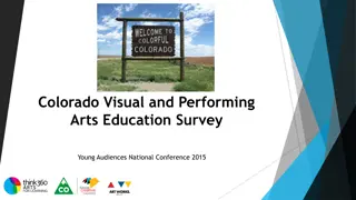 Insights into Colorado Visual and Performing Arts Education Survey