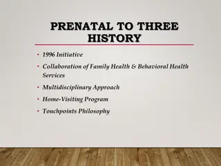 Prenatal to Three History and Services Overview