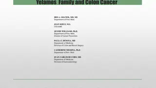 Yelamos Family and Colon Cancer Research Overview